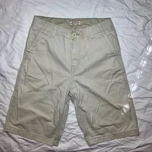 Boys regular fit kaki shorts